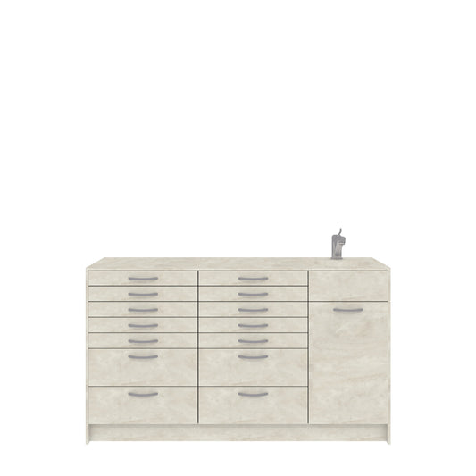 Behandelmeubel LUNA M – Compact Solid Surface Meubel voor Hygiënische Praktijkinrichting