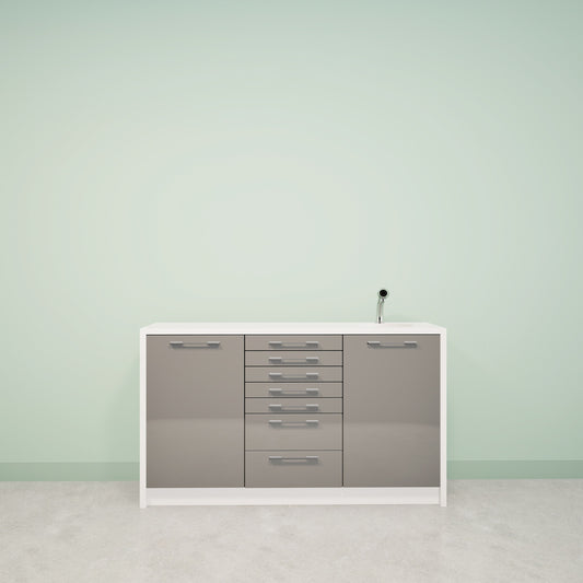 NOVA S – Solid Surface behandelmeubel voor tandartspraktijken