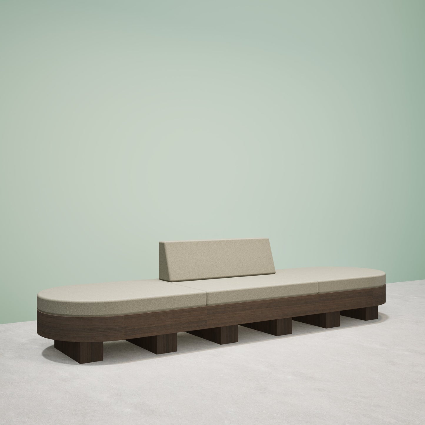 Lounge 3 modules eiland wachtkamerbank