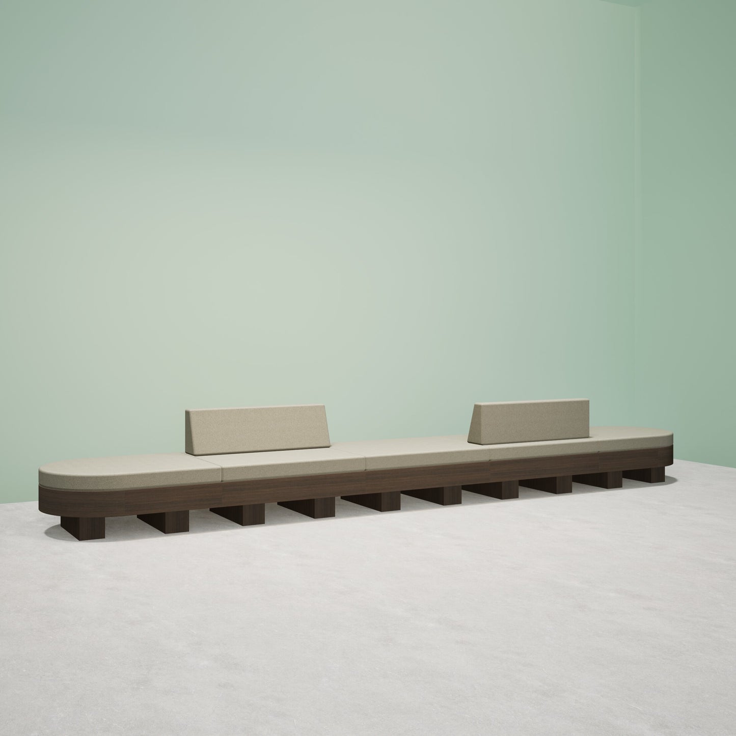 Lounge 5 modules eiland wachtkamerbank