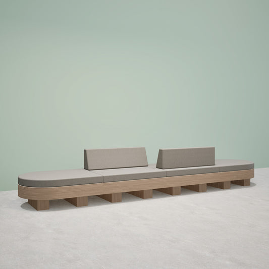 Lounge Connect 4 delen Modulaire Wachtkamerbank