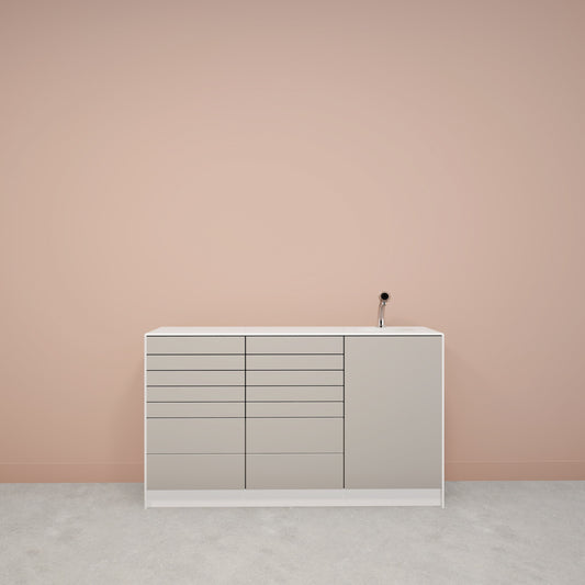 Behandelmeubel LUNA M – Compact Solid Surface Meubel voor Hygiënische Praktijkinrichting