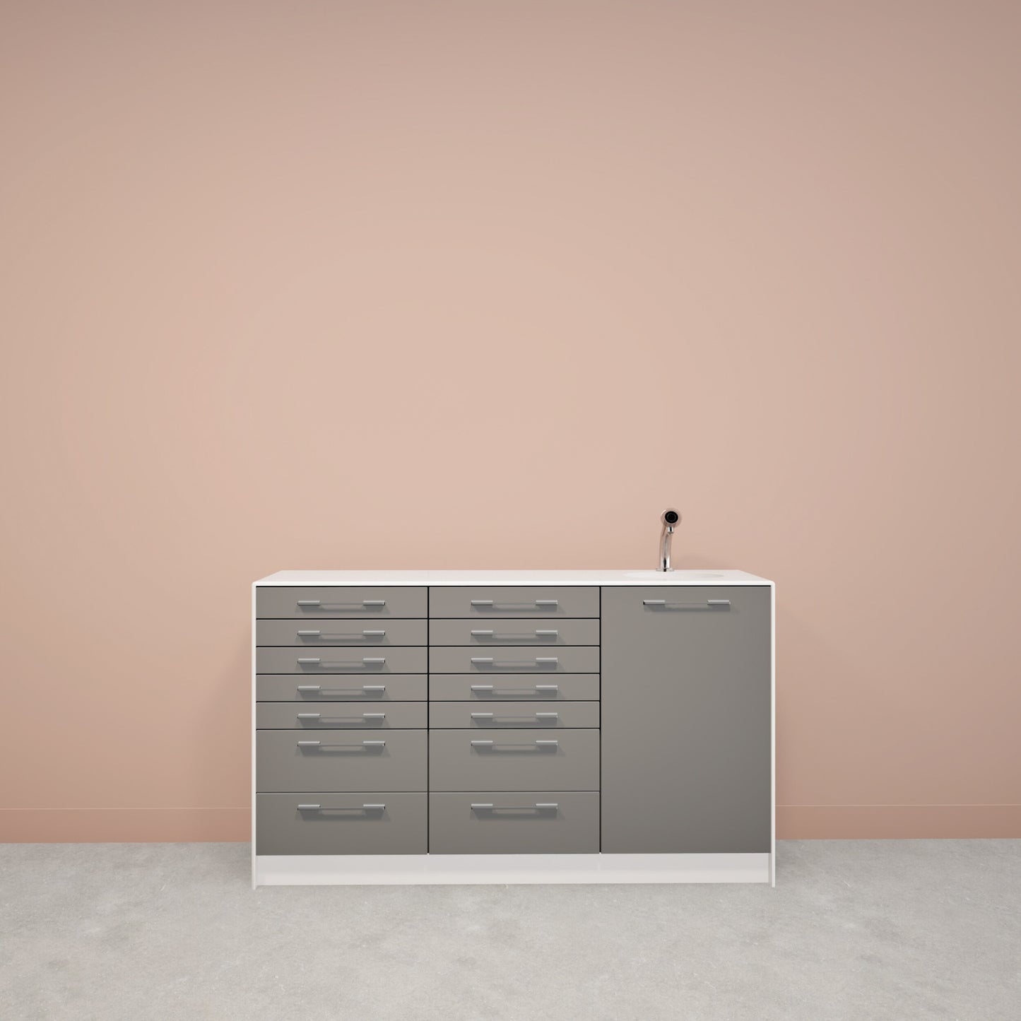 Behandelmeubel LUNA M – Compact Solid Surface Meubel voor Hygiënische Praktijkinrichting