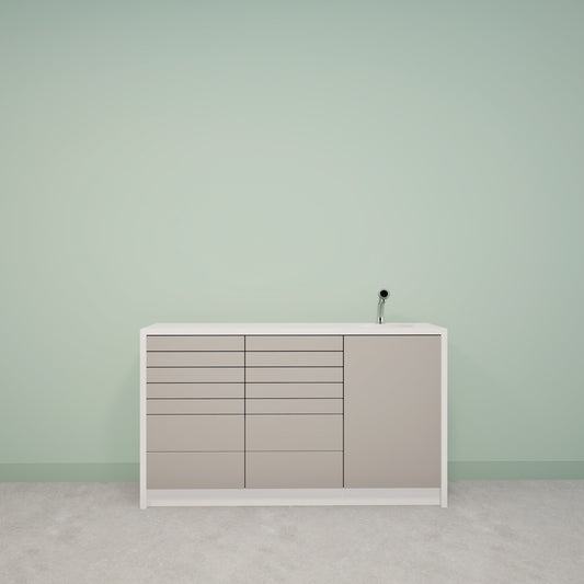 NOVA M – behandelmeubel van Solid Surface met strak design