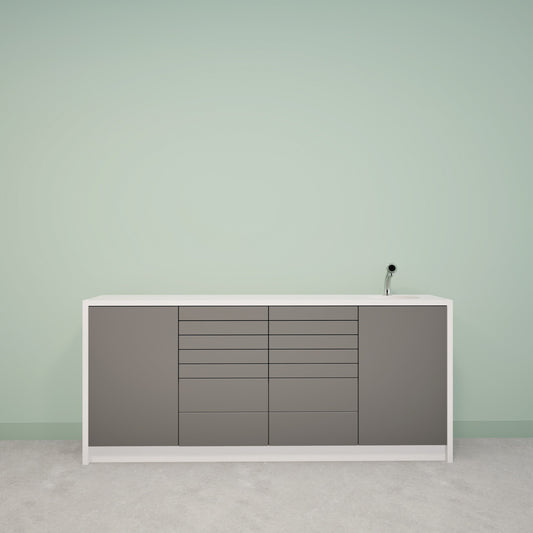 Behandelmeubel NOVA L – Zwevend of Staand Meubel voor Tandarts- of Zorgpraktijk