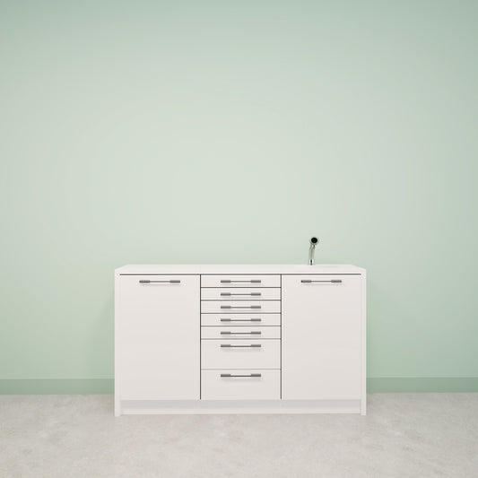 NOVA S – Solid Surface behandelmeubel voor tandartspraktijken