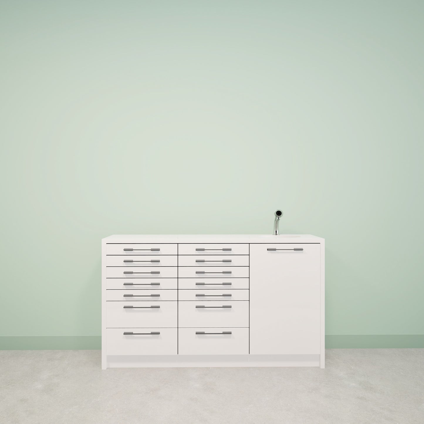 NOVA M – behandelmeubel van Solid Surface met strak design