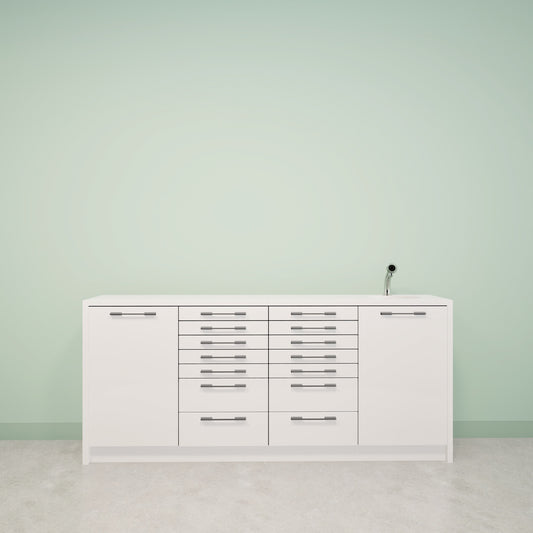 Treatment furniture NOVA L – Floating or standing furniture for dental or healthcare practice