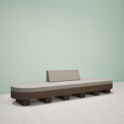 Lounge 3 modules eiland wachtkamerbank