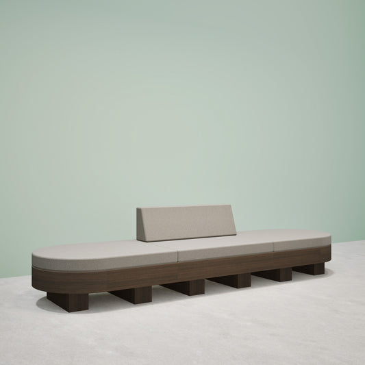 Lounge Connect 3 delen Modulaire Wachtkamerbank