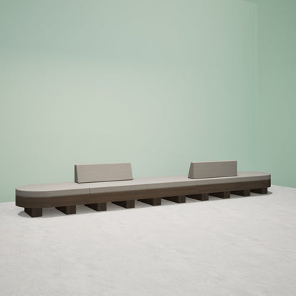 Lounge 5 modules eiland wachtkamerbank