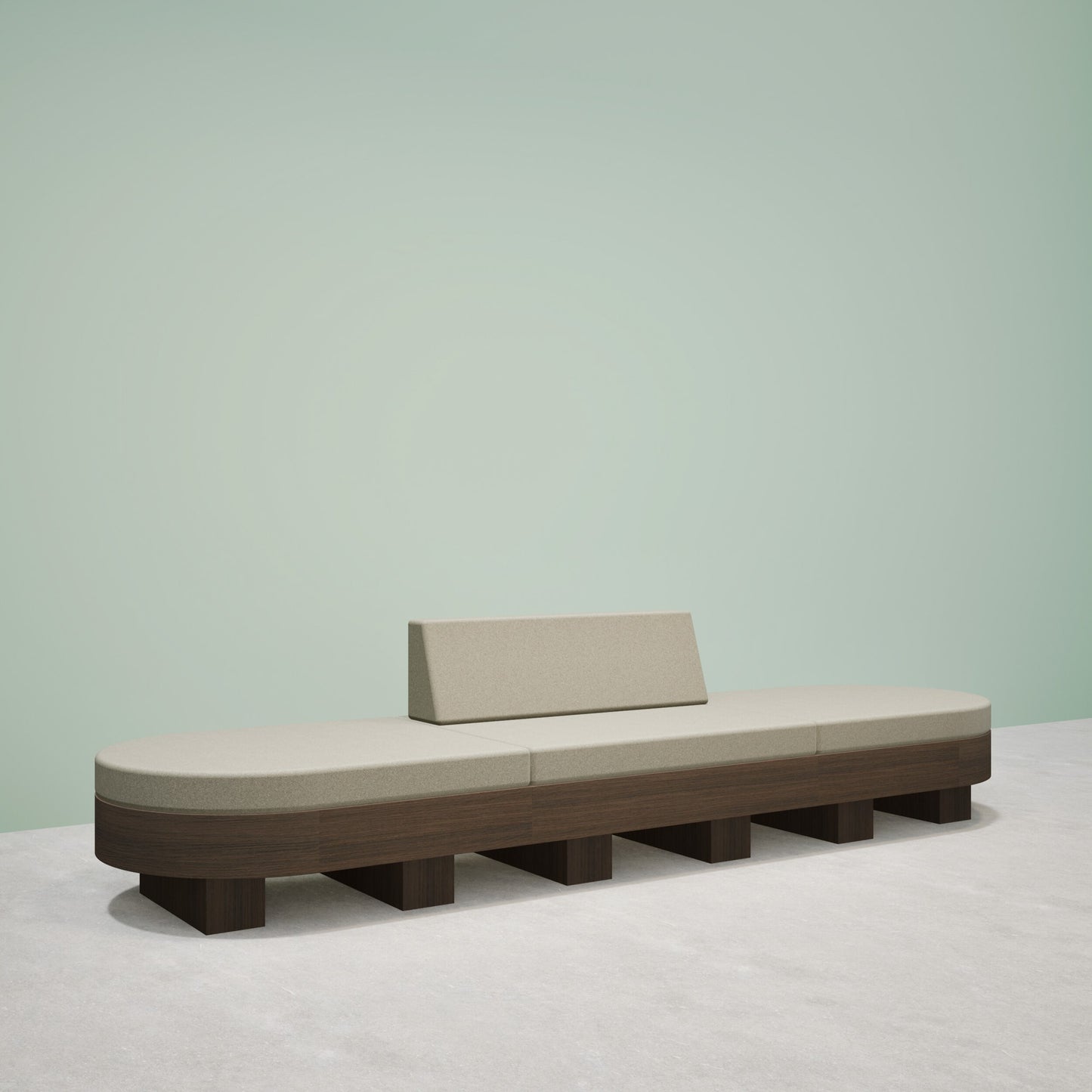 Lounge Connect 3 delen Modulaire Wachtkamerbank