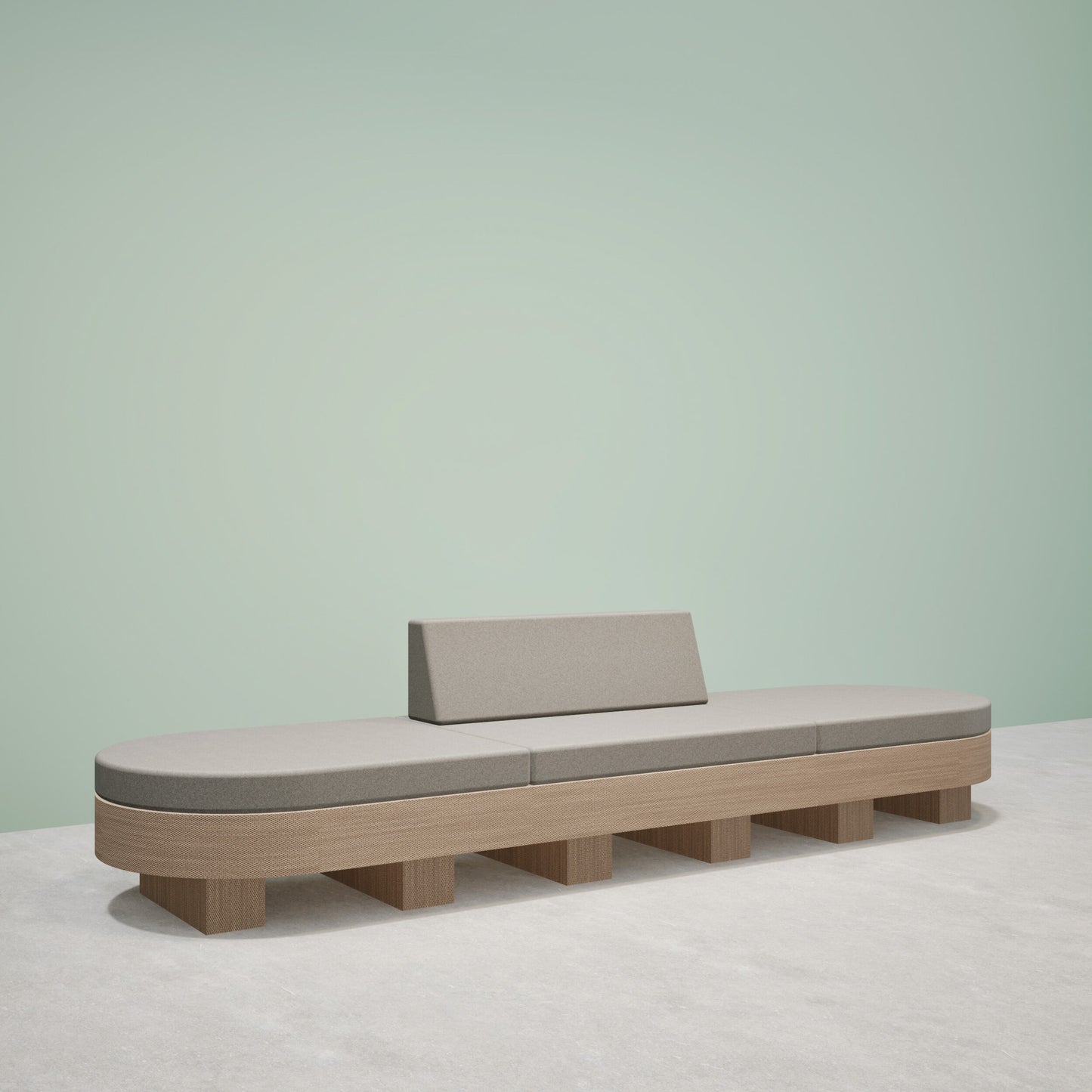 Lounge Connect 3 delen Modulaire Wachtkamerbank