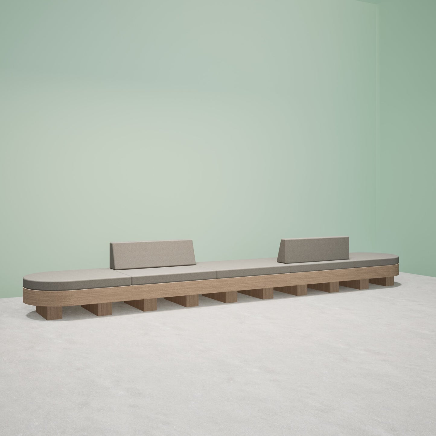 Lounge 5 modules eiland wachtkamerbank