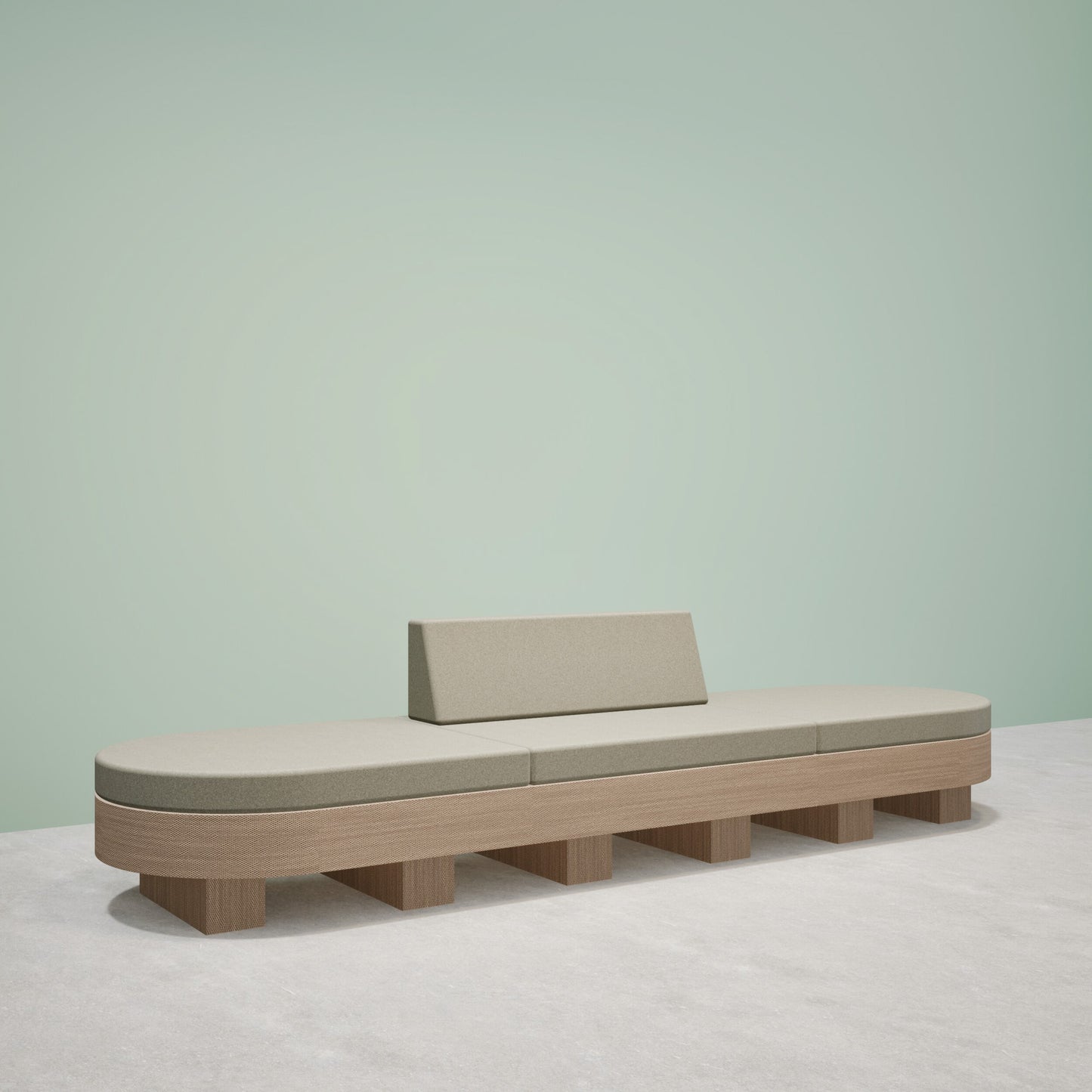 Lounge Connect 3 delen Modulaire Wachtkamerbank