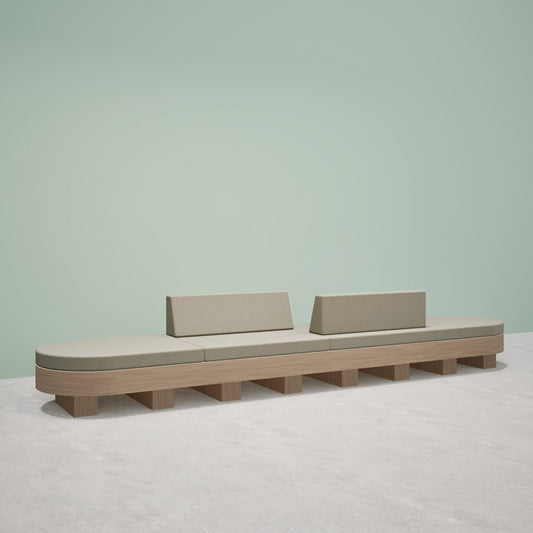 Lounge Connect 4 delen Modulaire Wachtkamerbank