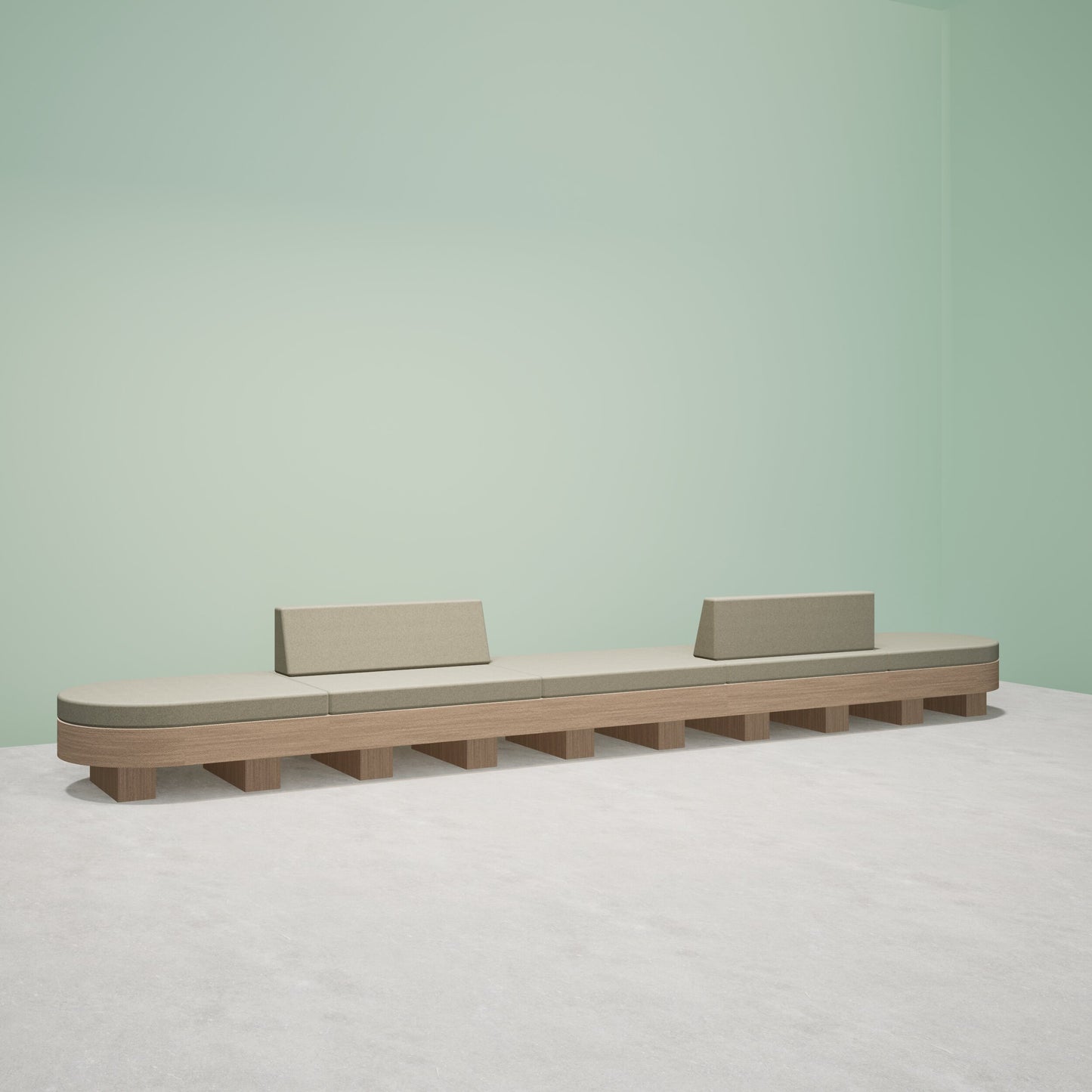 Lounge 5 modules eiland wachtkamerbank