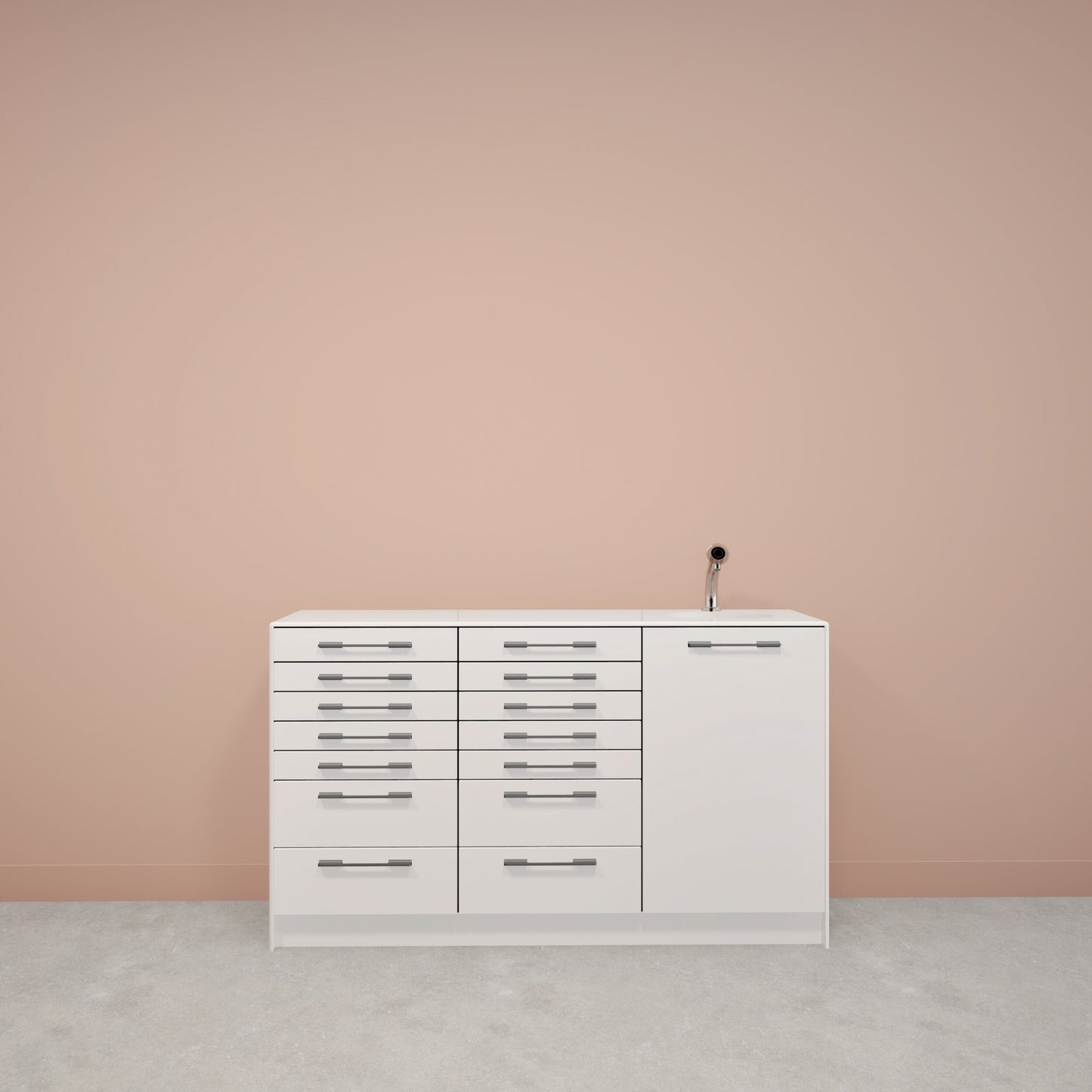 Behandelmeubel LUNA M – Compact Solid Surface Meubel voor Hygiënische Praktijkinrichting