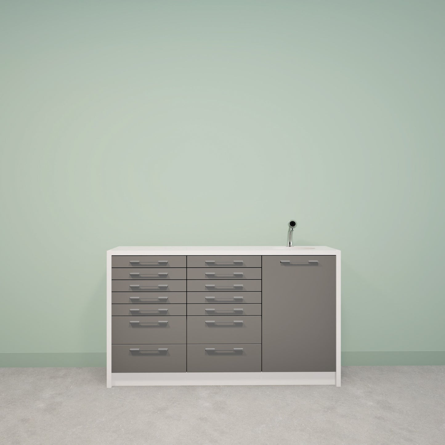 NOVA M – behandelmeubel van Solid Surface met strak design