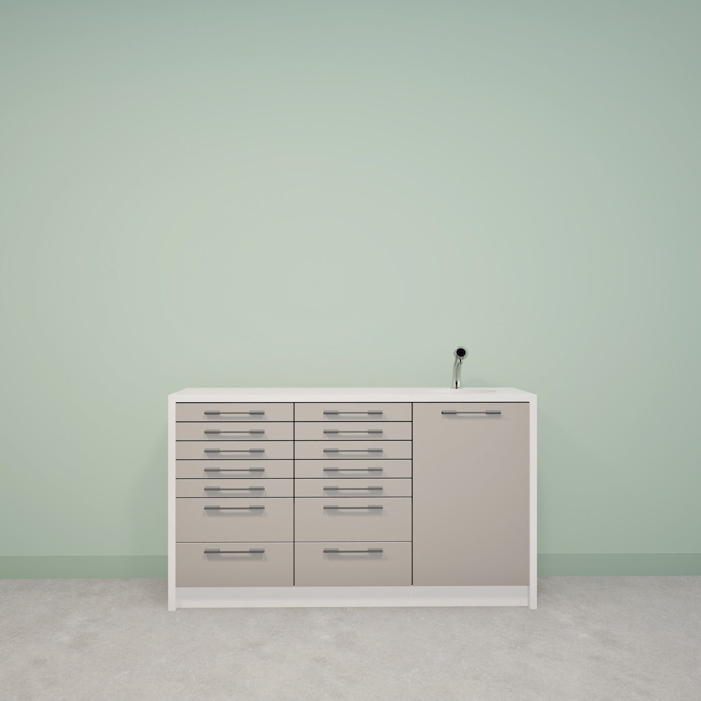 NOVA M – behandelmeubel van Solid Surface met strak design