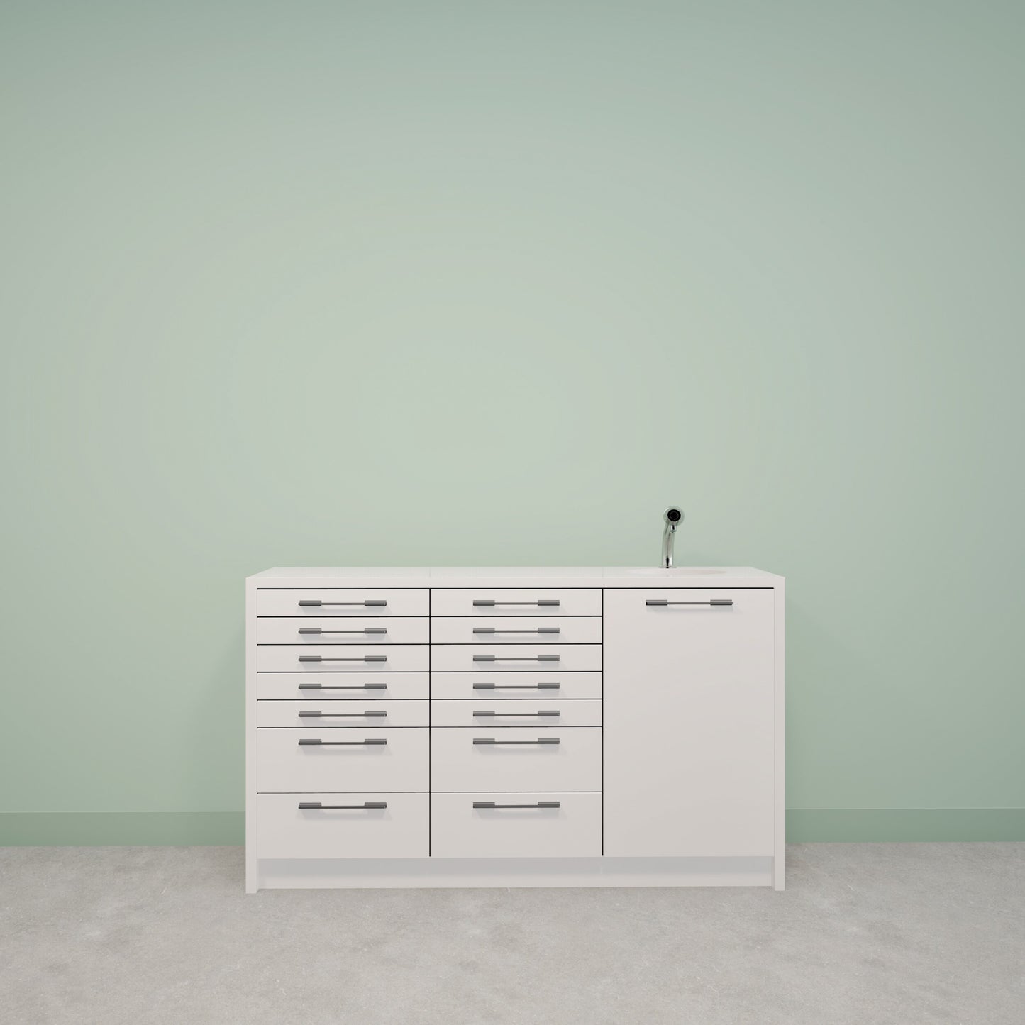 NOVA M – behandelmeubel van Solid Surface met strak design